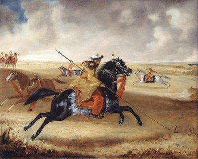 Koń Skinnera podczas ćwiczeń, ok. 1840 r autorstwa Joshua Reynolds