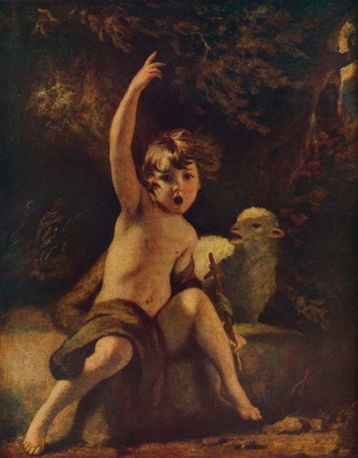 Św. Jan na pustyni, ok. 1776 r. autorstwa Joshua Reynolds