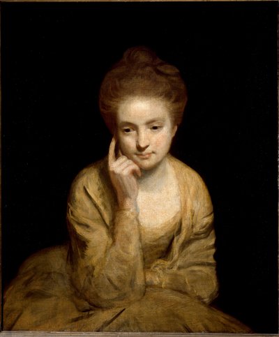 Studium do portretu młodej kobiety (malarstwo) autorstwa Joshua Reynolds