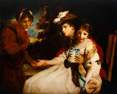 Cygańska wróżka, ok. 1781 r. (olej na płótnie) autorstwa Joshua Reynolds