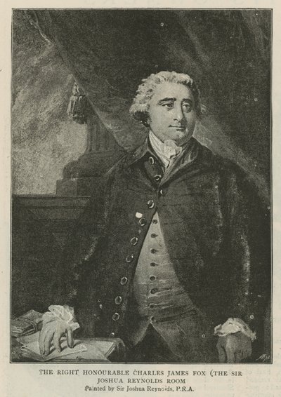 Właściwy Szanowny Charles James Fox autorstwa Joshua Reynolds