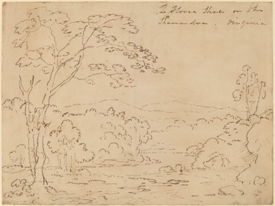 Podkowa na Shenandoah, Wirginia autorstwa Joshua Shaw