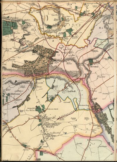C3, Wortley, Farnley, Holbeck, Beeston, Churwell  Gildersome autorstwa Joshua Thorp