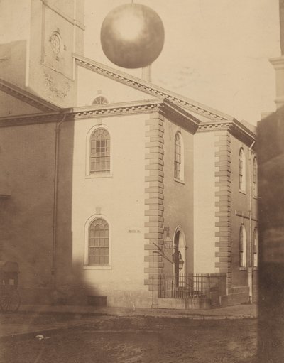 Kościół Brattle Square, lata pięćdziesiąte XIX wieku (zdjęcie) autorstwa Josiah Johnson Hawes