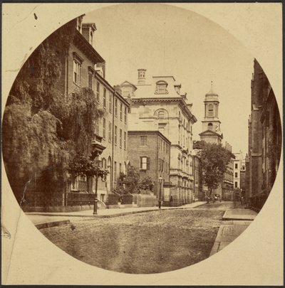 Chauncy Street od Exeter Place autorstwa Josiah Johnson Hawes