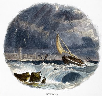 Monsuny, ze zjawisk natury, 1849 autorstwa Josiah Wood Whymper
