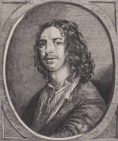 Portret Williama Dobsona, 1645-49 . autorstwa Josias English