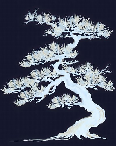 Białe drzewko bonsai autorstwa Josie George