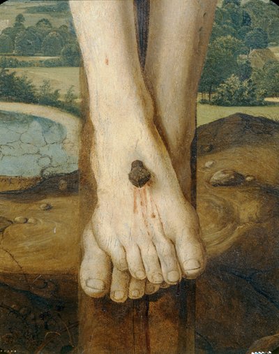 Kalwaria, szczegóły autorstwa Josse (fl.1493 1508) Lieferinxe
