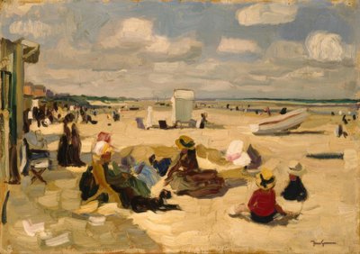 J.Goossens, plaża La Panne autorstwa Josse Goossens