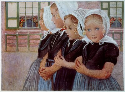 Młoda dziewczyna w Alzacji autorstwa Josse Photo