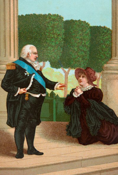 Pani Labedoyere błaga króla o łaskę autorstwa Josse Photo