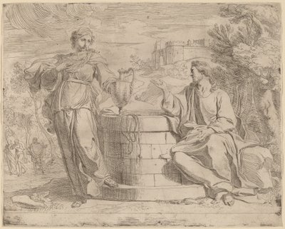 Chrystus i Samarytanka autorstwa Josse de Pape