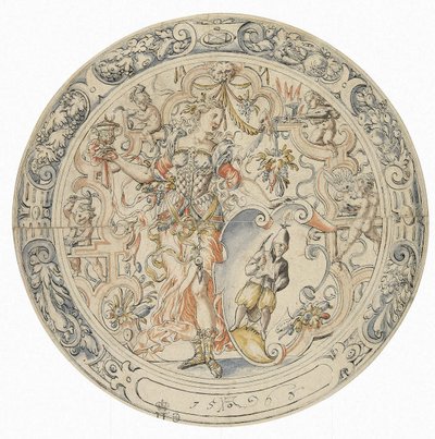 Alegoria górnictwa, 1563 autorstwa Jost Amman