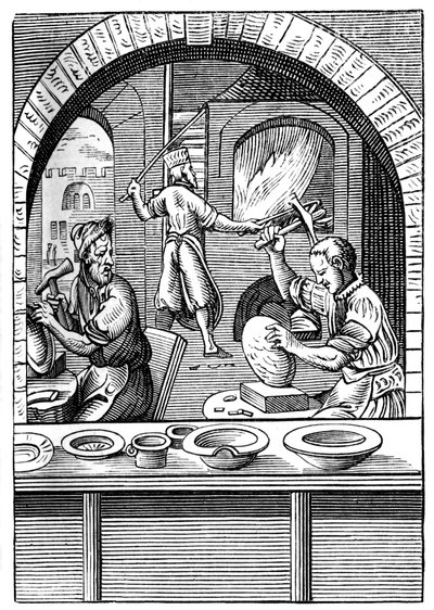 Umywalka, XVI w. 1849 r. autorstwa Jost Amman