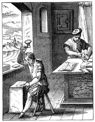 Złotobijak, XVI wiek 1849. autorstwa Jost Amman
