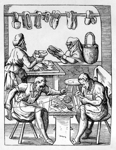 Szewc, c1559-1591 autorstwa Jost Amman