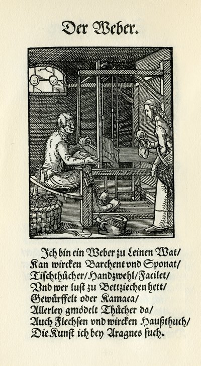 Weaver autorstwa Jost Amman