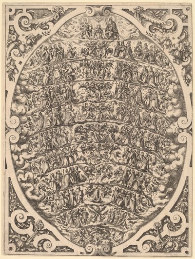 Hierarchia Niebios, 1579. autorstwa Jost Ammon