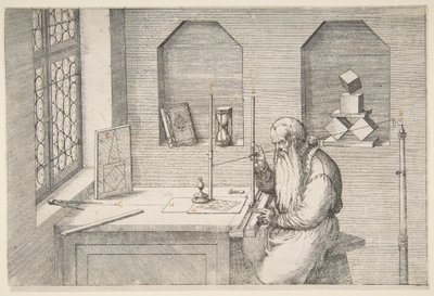 Wenzel Jamnitzer, XVI wiek. autorstwa Jost Ammon