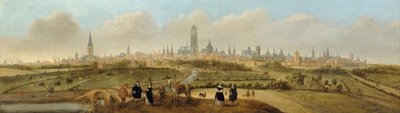 Widok na miasto Utrecht, ok. godz. 1650-1660 autorstwa Jost Cornelisz Droochsloot