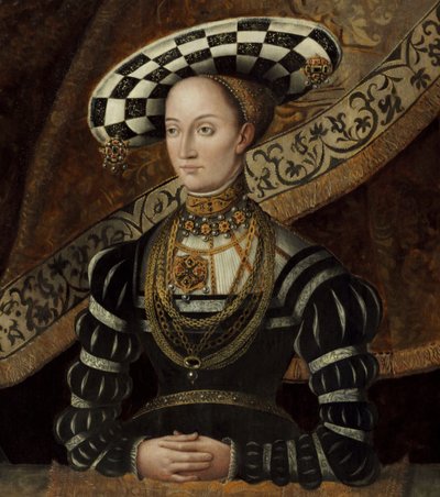 Doppelbildnis Philipps des Großmütigen und seine Frau Christine, geborene Herzog von Sachsen Podwójny portret Philippsa des Großmütigen i jego żony Christine autorstwa Jost vom Hoff