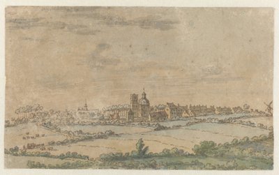 Widok na Scherpenheuvel, Brabancja Flamandzka autorstwa Josua de Grave (attributed to)