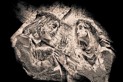 Jezus i Maryja, z serii, Droga Krzyżowa 2015 (zdjęcie) autorstwa Joy Lions