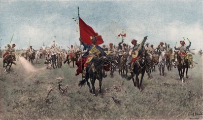 Kawaleria kurdyjska w marcu autorstwa Jozef Brandt