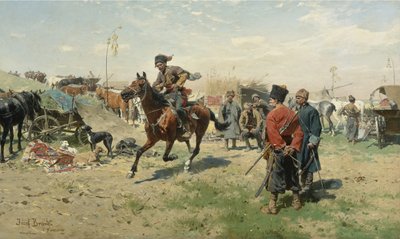 Kozacy Zaporoscy autorstwa Jozef Brandt