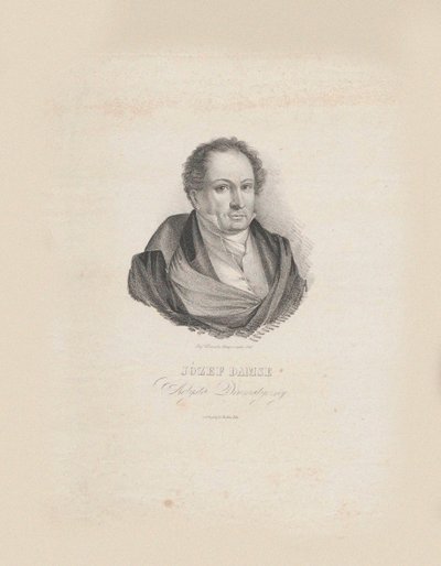 Portret kompozytora Józefa Damse 1789-1852 , 1840. autorstwa Jozef Hilary Glowacki