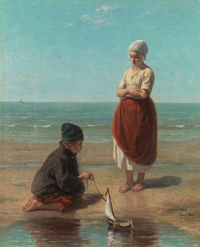 Dzieci morza autorstwa Jozef Israëls