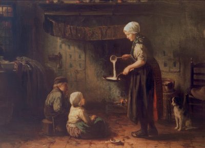 La Fête de Jeanne / Naleśnik autorstwa Jozef Israëls