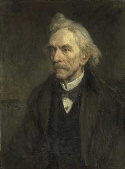 Louis Jacques Veltman (1817-1907). aktor autorstwa Jozef Israëls