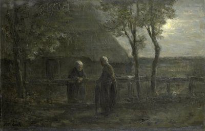 „Sąsiedzkie plotki” (tytuł oryginalny) autorstwa Jozef Israëls