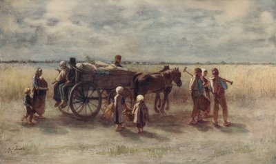 Zbiór ziemniaków, 1844, c1915 autorstwa Jozef Israëls