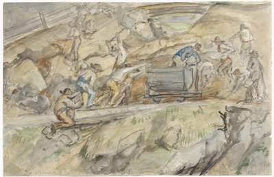 Kamieniołom w Pontresina autorstwa Jozef Israëls