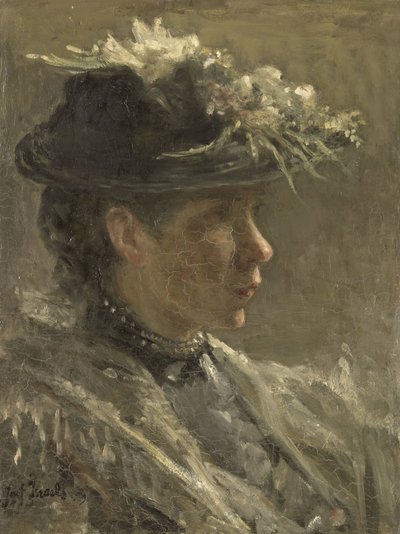 Studium Sijtje van Bemmela (1880-1963) autorstwa Jozef Israëls