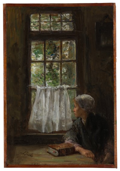 Niedzielny poranek (panel) autorstwa Jozef Israëls