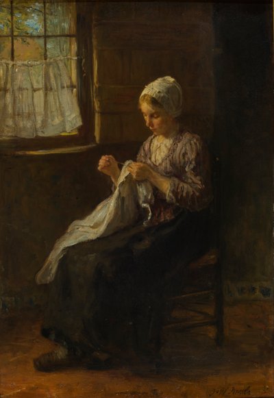 Młoda krawcowa autorstwa Jozef Israëls