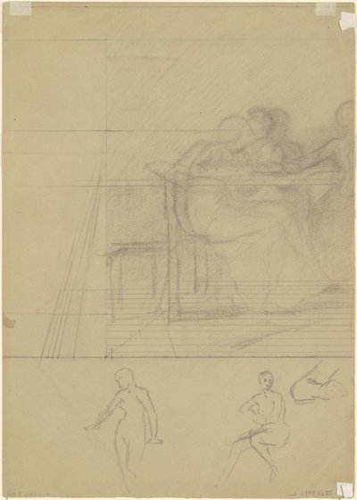 Studia postaci [verso] autorstwa Jr. Enoch Wood Perry