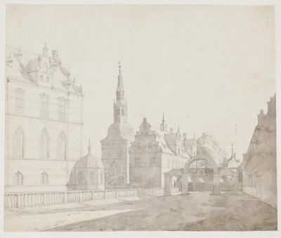 Karuzela na zamku Frederiksborg autorstwa Jørgen Roed