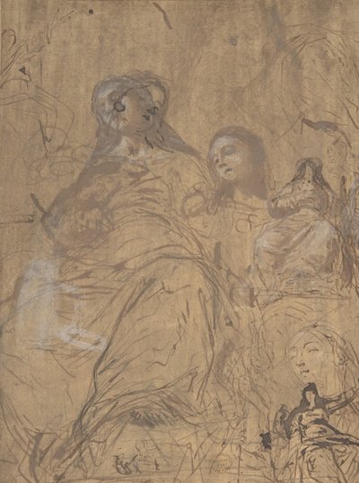 Studia do Wniebowzięcia NMP, 1657-60. autorstwa Juan Carreño de Miranda