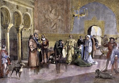 Doktor honoris causa, XX wiek (kolorowa rycina) autorstwa Juan Comba y Garcia