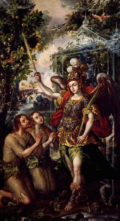 Adam i Ewa wygnani z raju, Juan Correa (ok. 1646-1716) autorstwa Juan Correa