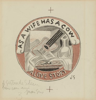 Jak żona ma krowę; Historia miłosna autorstwa Juan Gris
