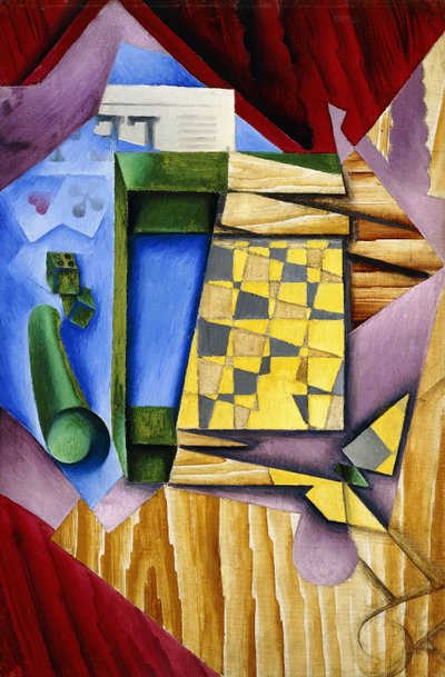 Tryktrak, 1913-14 autorstwa Juan Gris