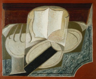 Książki i gitara; Księga i gitara, 1925 autorstwa Juan Gris