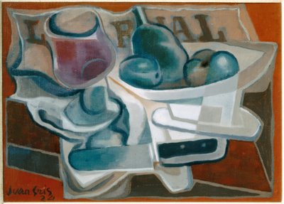 Miska i szkło autorstwa Juan Gris