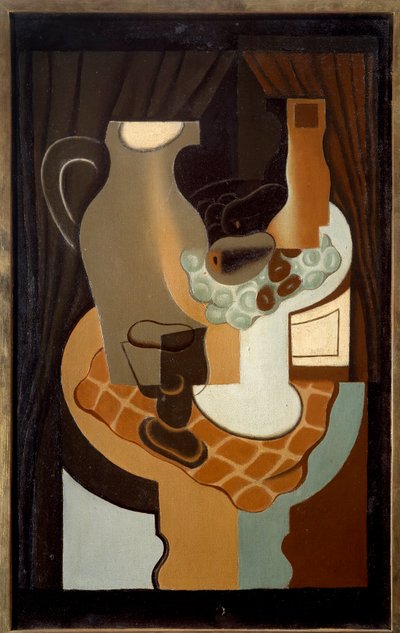 Broc i kompotownik. Obraz Juana Grisa (1887-1927) autorstwa Juan Gris